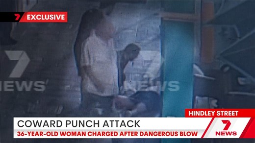 EXCLUSIVE: A woman is in hospital after a shocking one-punch attack on Hindley Street. Police quickly arrested the suspect, who has been charged with assault. | 7NEWS Adelaide