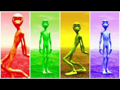 👽 Neon Aliens Dance Battle 🔥 Full Long Video