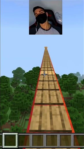 TNT Run Failed 😱 (99%) #shorts #minecraft