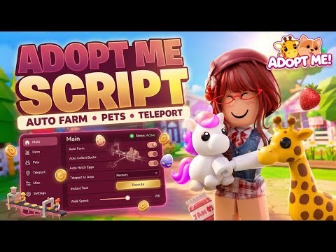 BEST Adopt Me Script 2026 | Auto Farm + Auto Level Up Pets | Roblox Hack GUI Free 🎯