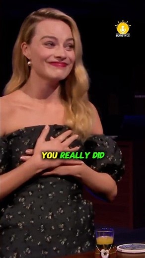 Margot Robbie Can't Believe She Said That Out Loud 😭 #shorts #MargotRobbie