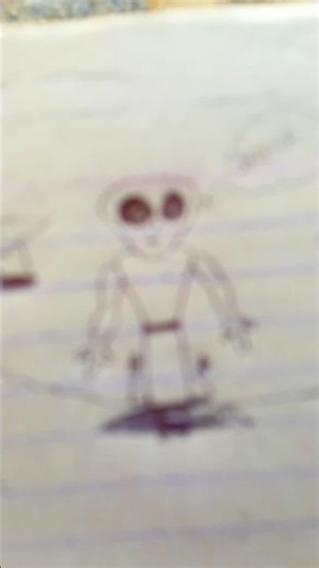 Drawing Alien #alien #ufo #art #shortsfeed #shorts