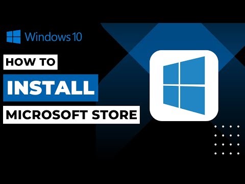 How To Install Microsoft Store In Windows 10 !