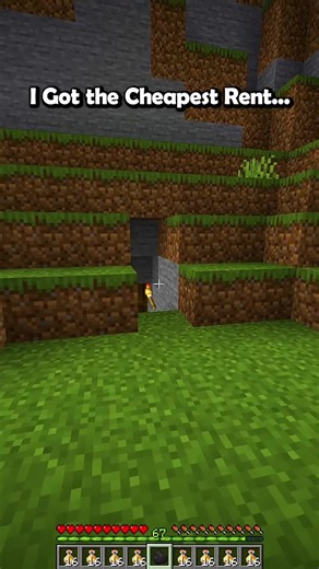 Got the cheapest rent... #minecraft #minecraftmemes #dream #minecrafttips #survivalminecraft