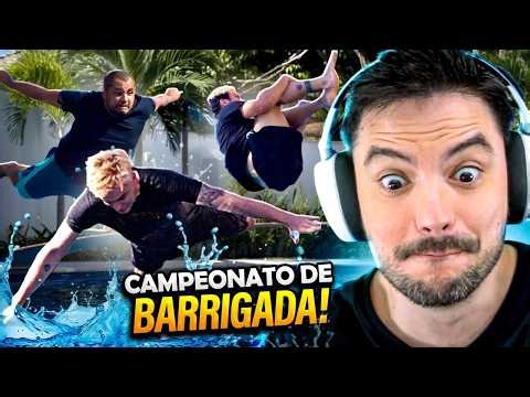 CAMPEONATO DE BARRIGADA DOS IRMÃOS NETO EM CÂMERA LENTA