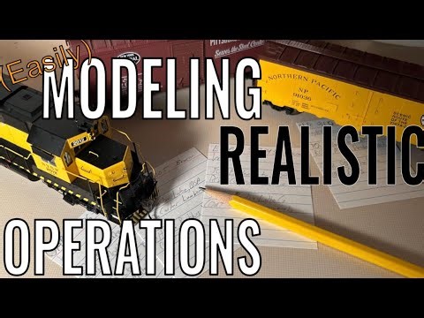 Easily Modeling Realistic Operations on your Model Railroad (You Don’t Need a Large Layout)