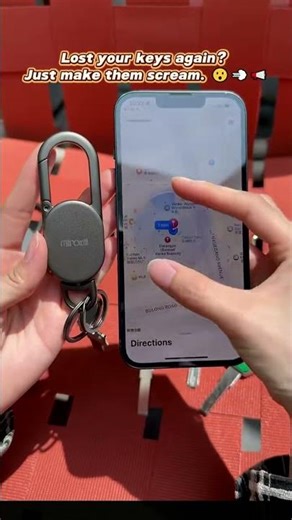 "Never Lose Your Keys Again: Real-Time Tracking with Tecinal Keychain Tracker 📱"