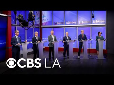 Top 6 California gubernatorial candidates face off in debate