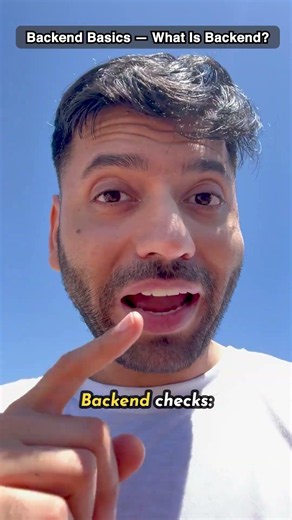Backend Explained in 60 Seconds 🔥💻🚀 #shorts #interview #coding #backend #systemdesign