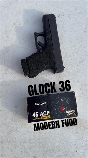 This Glock 36 in 45 ACP Sounds INSANE (ASMR Shooting)