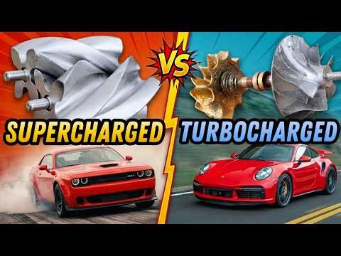 Bad For Your Engine's HEALTH? How SUPERCHARGERS and TURBOCHARGERS Work and Which One is Better!