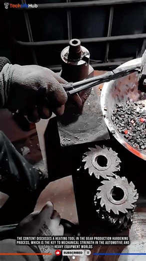 Innovation Gear Hardening: Induction Heating, Wear Resistance, High Precision Metallurgy #tech