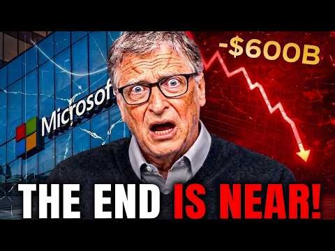 Bill Gates PANICS As Microsoft LOSES $600B In Its WORST Quarter Since 2008