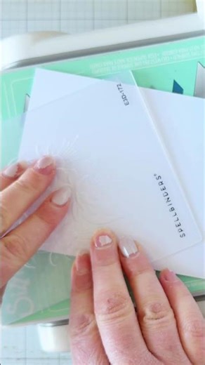 Partial Embossing - AMAZING results! #cardmaking #cards #diy #cardcreations #shorts