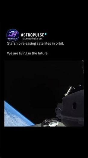 SpaceX Starship Deploying Satellites in Orbit! 🚀 #SpaceX #Starship #shorts
