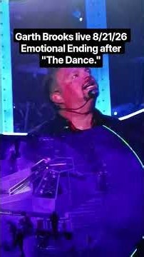 Garth Brooks live emotional ending after "The Dance." #live #garthbrooks #thedance #countrymusic