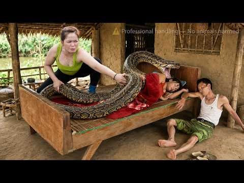 72 Hours of Survival: Giant Python Attacks Younger Sister | A Fateful Rescue Begins!