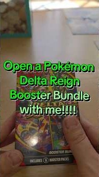 Open a Pokémon Delta Reign Booster Bundle with me!!!!