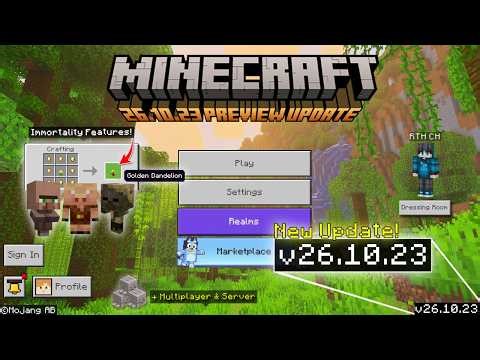 All 30+ New Features in Minecraft 26.10.23 Preview Update!