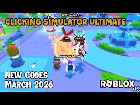 Roblox Clicking Simulator Ultimate New Codes March 2026