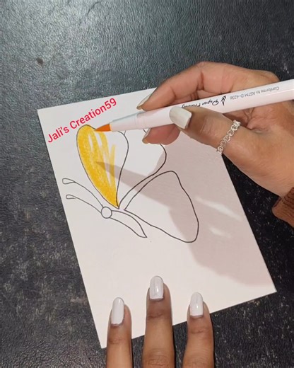 Butterfly Mandala Design #painting #drawing #inspiration | Jali's Creation 59