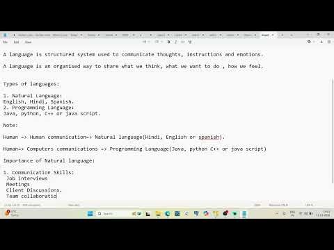What Is a Language? | Natural vs Programming Languages Explained for Beginners