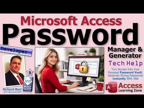 How To Build A Password Manager & Generator In Microsoft Access Step By Step