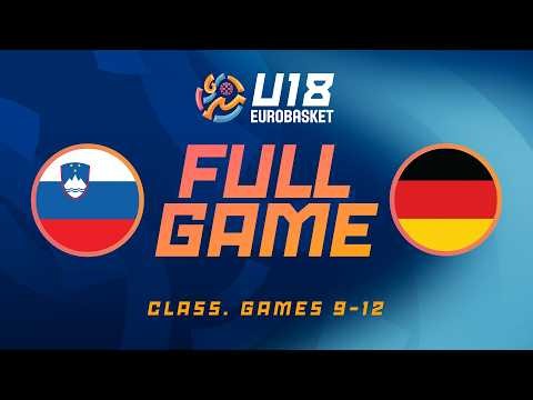 Class. Games 9-12 | Slovenia v Germany | Full Basketball Game | FIBA U18 Women's EuroBasket 2026