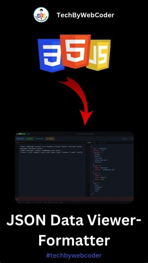 Day 21: How To Build a JSON Data Viewer-Formatter Using HTML, CSS & JavaScript (For Beginner)
