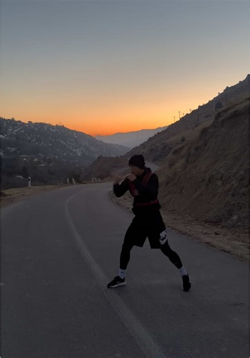 🏔️😍. #boxing #uzbekistan #mountain #fyp #training | boxing
