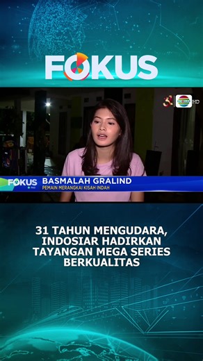 31 tahun mengudara, Indosiar punya berbagai tayangan sinetron yang menghibur hingga bisa mencuri perhatian khalayak. Kisah cinta remaja dalam serial Merangkai Kisah Indah, serta FTV bertajuk Kisah Nyata jadi bagian program yang digemari pemirsa. . . #FokusIndosiar #Fokus #BeritaTiktok