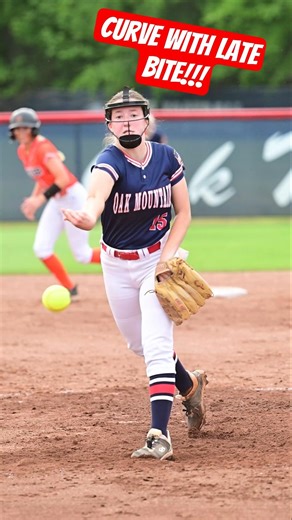 🥎 That BREAK 😱 Pitch Breaks, Batter Whiffs! #softball #shorts