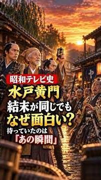 『水戸黄門』は結末がわかっているのに、なぜ毎週楽しかったのか？