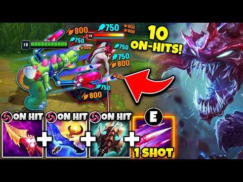 I invented an On-Hit Cho'Gath build and it's actually busted (10 ON-HIT EFFECTS)