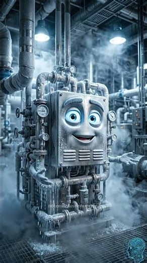 ❄️ Ever wondered how air turns into liquid oxygen, nitrogen ?#explore #facts #ai #industrial
