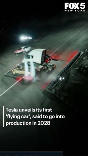 Tesla unveils its first 'flying car', said to go into production in 2028