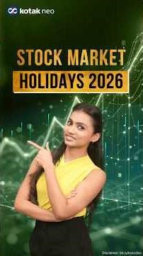 Save This! Stock Market Holidays 2026 | NSE & BSE Trading Calendar