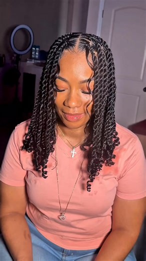 Watch @braids_by_twosisters work these twist are perfect for the summer.✨️ #hairstyle #viralvideo | LustreVyne.