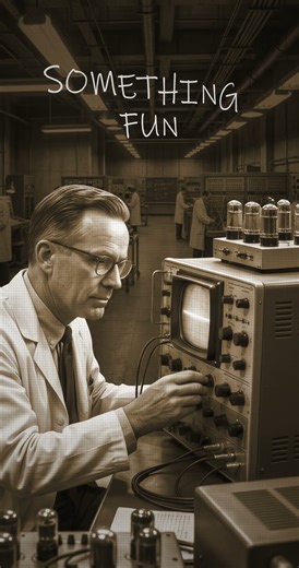 The man who built and then threw the first "Video game" in history