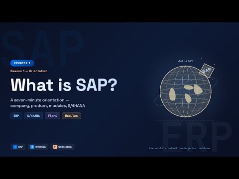 What is SAP? A Seven-Minute Orientation (S/4HANA, Fiori, and the Module Landscape) | Episode 1