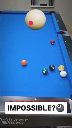 Mind-Blowing Billiards Trick Shot: Is it Really Impossible? 🎱