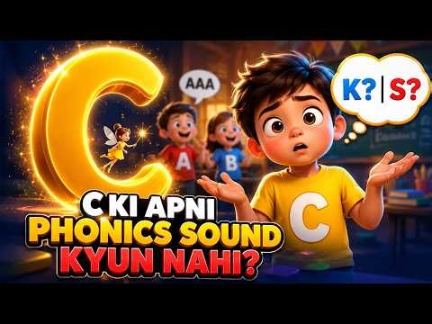 Letter C Ke 2 Sounds Kese Bany? | Why Does C Sound Like K and S? | The Secret of Soft C & Hard C