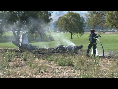 Watch: Scene of small plane crash near Petaluma Municipal Airport