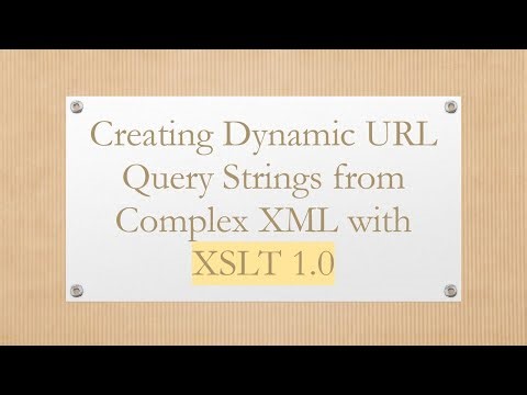 Creating Dynamic URL Query Strings from Complex XML with XSLT 1.0