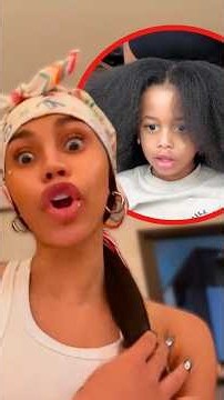 Cardi’s 4 Year Old Wants To Go Bald #shorts #WaveSetCephus #CardiBKids
