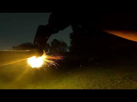 Epic Dragon's Breath Fire Start! Shotgun Sparks Our 4th of July Bonfire with the Crazy Cousin Crew