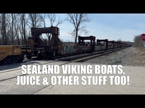 CSX Freight Trains East of Baltimore, MD