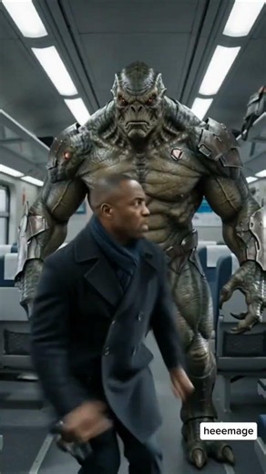 Alien Invasion in a Moving Train! One Hero Saves Everyone #alieninvasion #scifimovie #actionmovie