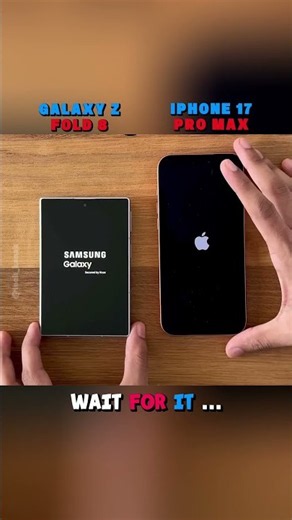 ☣️🌪️ SAMSUNG GALAXY Z FOLD 8 VS iPHONE 17 PRO MAX SPEED TEST!!