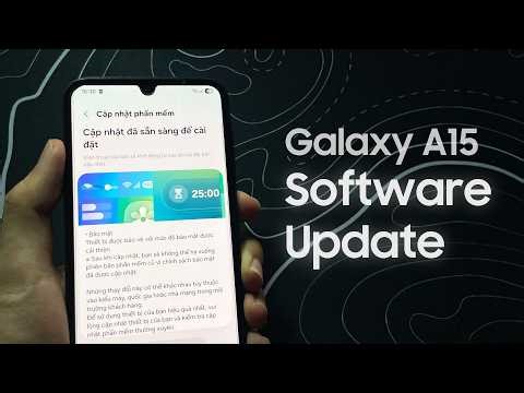 Installing update on Galaxy A15 LTE – One UI 8.0 (Software Update UI)
